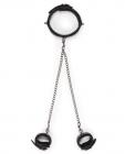 Easy Toys Collar & Ankle Restraint Set Black Sex Toy Product