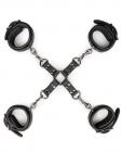 Easy Toys Fetish Hogtie, Ankle & Wrist Cuffs Black Sex Toy Product
