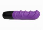 Vibratissimo Tre Ribbed Stick Purple/Black Vibrator Sex Toy Product