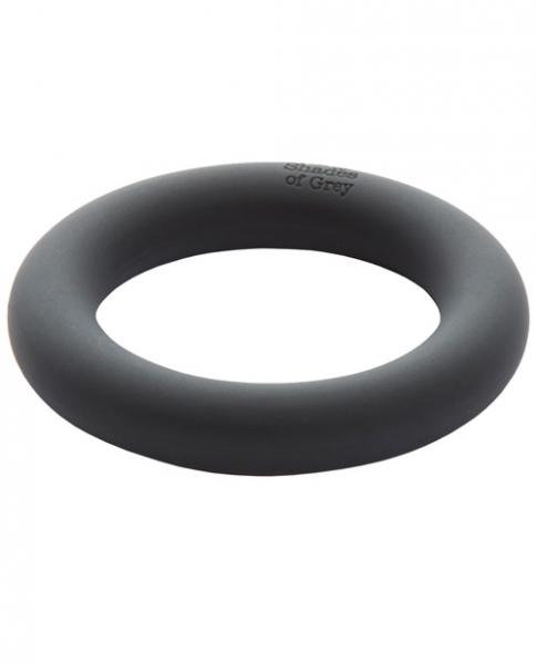 A Perfect O Silicone Love Ring Gray Sex Toy Product