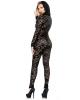 Mia Lace Hood Jumpsuit Black M/L Sex Toy Product Image 2