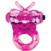 Purrrfect pet cockring clit stimulator butterfly - magenta Sex Toy Product Image 1
