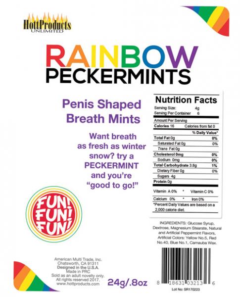 Rainbow Peckermints Adult Candies Sex Toy Product