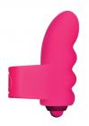 Triple Ripple Silicone Finger Vibe Waterproof - Pink Sex Toy Product