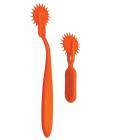 Hell On Wheels 2 Pieces Wartenberg Wheel Set Orange Sex Toy Product