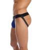 Punter Bodyflex Jock Strap Blue/Black XL Sex Toy Product Image 2