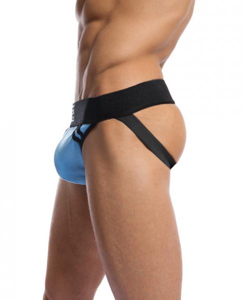 Jack Adams Team Jockstrap Sky Blue/Black Medium Sex Toy Product