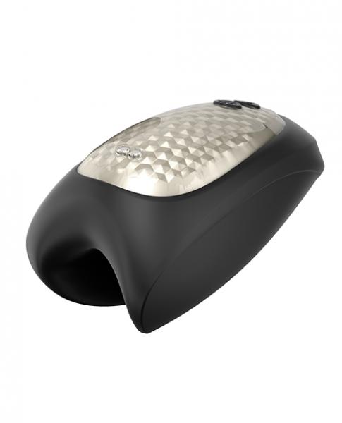 Man Wand Heat & Vibration Pulsion Black Stroker Sex Toy Product