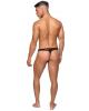 Kiss Me Mesh Micro Thong V Black Red S/M Sex Toy Product Image 2