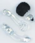 Nobu Glass Gems 3 Piece Set Clear Sex Toy Product