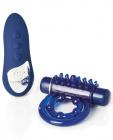Sensuelle Remote Control Rechageable Bullet Ring Blue Sex Toy Product