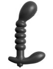 Anal Fantasy Ribbed Silicone Prostate Vibe Black Sex Toy Product