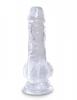 King Cock Clear 5 inches Cock with Balls Sex Toy Product Image 2