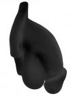Fun Boy Soft Hollow 4.5 inches Strap On Packer Black Sex Toy Product