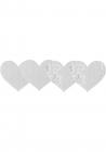 Luminous Hearts Pasties White 2 Pack Sex Toy Product