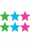 Peekaboos Neon Stars Value Pack Of 3 O/S Sex Toy Product