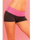 Pink Lipstick Sweat Yoga ShortsThick Revrsible For Supprt & Compression W/scret Pcket Black Md Sex Toy Product