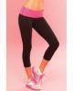 Pink Lipstick Sweat Yoga Pant Thick Reversible For Support & Compression W/secret Pocket Black Sm Sex Toy Product