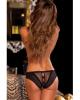 Crotchless Frills Panty with Back Bows Black S/M Sex Toy Product Image 2