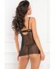 Rene Rofe With Love Chemise Set Black M/L Sex Toy Product Image 2