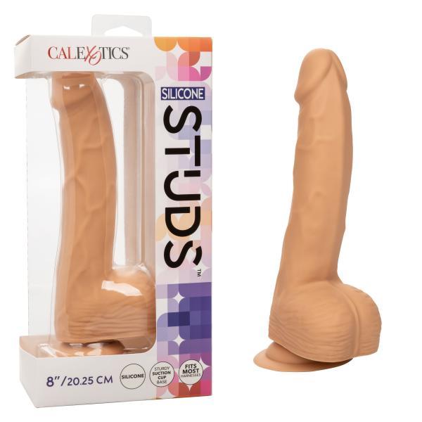 Silicone Studs 8" Dildo - Ivory Sex Toy Product