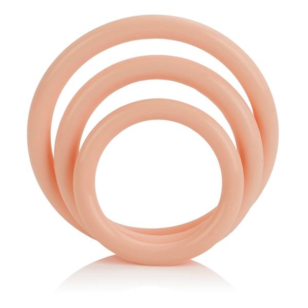 Tri-Rings Natural Beige 3 Package Sex Toy Product