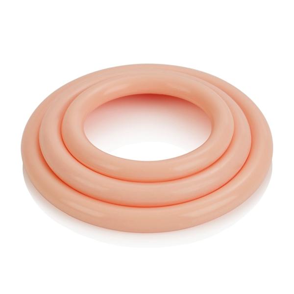 Tri-Rings Natural Beige 3 Package Sex Toy Product