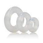 Premium Silicone Ring Set Clear Pack Of 3 Sex Toy Product