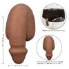 Packer Gear 4 inches Silicone Packing Penis Brown Sex Toy Product Image 4