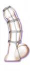 Cock Cage Enhancer 4.5 Inch - Clear	 Sex Toy Product
