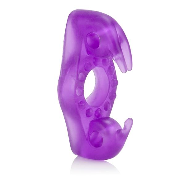 Wireless Rockin Rabbit Vibrating Ring Purple Sex Toy Product