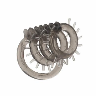 Support Master Triple Ticklers Cock Ring Smoke Sex Toy Product