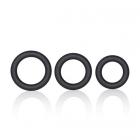 Silicone Support Rings Black 3 Pack Sex Toy Product