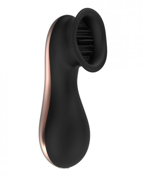 Dreamy Oral Clitoral Stimulator 10 Speed Black Vibrator Sex Toy Product