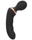 Elegance Charm Double Ended Vibrator Massager Black Sex Toy Product