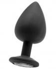 Ouch Extra Large Diamond Butt Plug Black Sex Toy Product