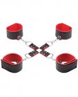 Ouch Reversible Hogtie Cuffs Red Sex Toy Product