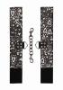 Shots Ouch Love Street Art Fashion Printed Ankle Cuffs - Black Sex Toy Product Image 4