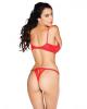 Scalloped Embroidery Shelf Bra Straps Red 36 Sex Toy Product Image 2
