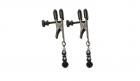 Black Beaded Clamps - Adjustable Broad Tip Sex Toy Product