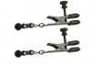 Black Beaded Clamps - Adjustable Broad Tip Sex Toy Product Image 2