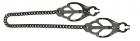 Black Butterfly Nipple Clamps With Chain Sex Toy Product