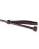 Spartacus Heart Riding Crop Brown Leather Sex Toy Product Image 3