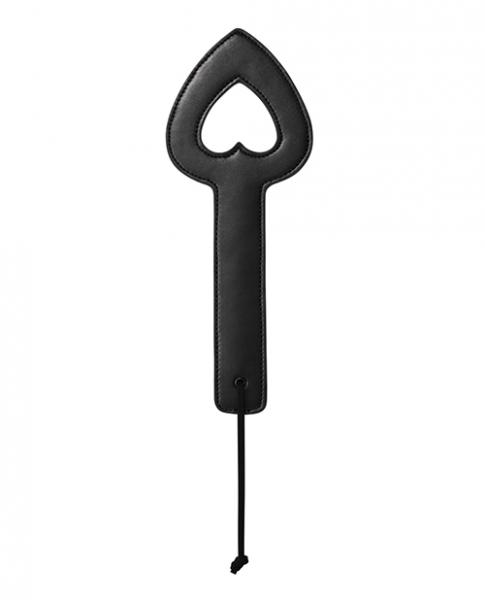 Sex & Mischief Shadow Heart Paddle Black Sex Toy Product