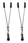 Sexperiments Ruby Black Nipple Clamps Sex Toy Product
