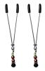 Sexperiments Ruby Black Nipple Clamps Sex Toy Product Image 1