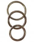 Sportsheets Metal O-Ring 3 Pack Nickel-free Rings Sex Toy Product