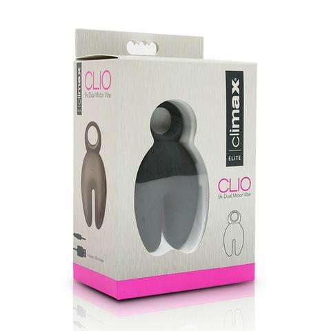 Climax Elite Clio 9X Vibrator Dual Motor Black Sex Toy Product