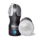 Vulcan + Vibration Tight Mouth Masturbator	Clear Sex Toy Product