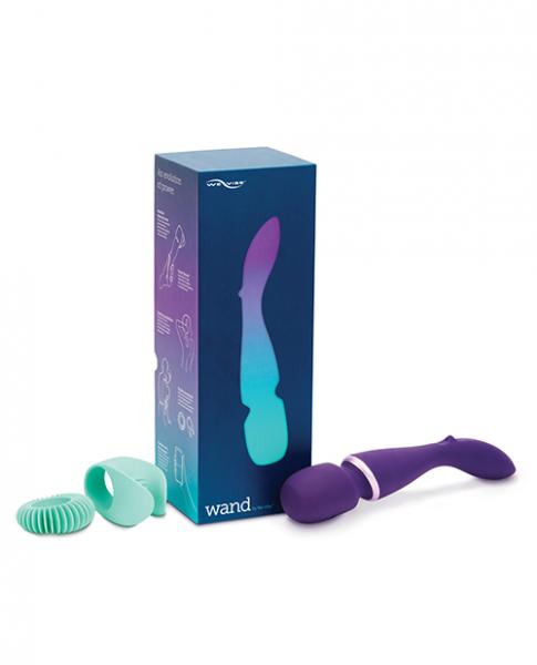 We Vibe Wand With 2 Attachments Purple Sex Toy Product